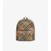 Mochila pequeña con estampado de cuadros