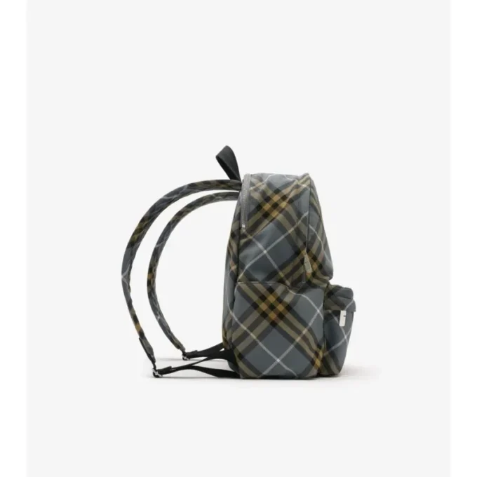 Mochila pequeña con estampado de cuadros