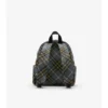 Mochila pequeña con estampado de cuadros