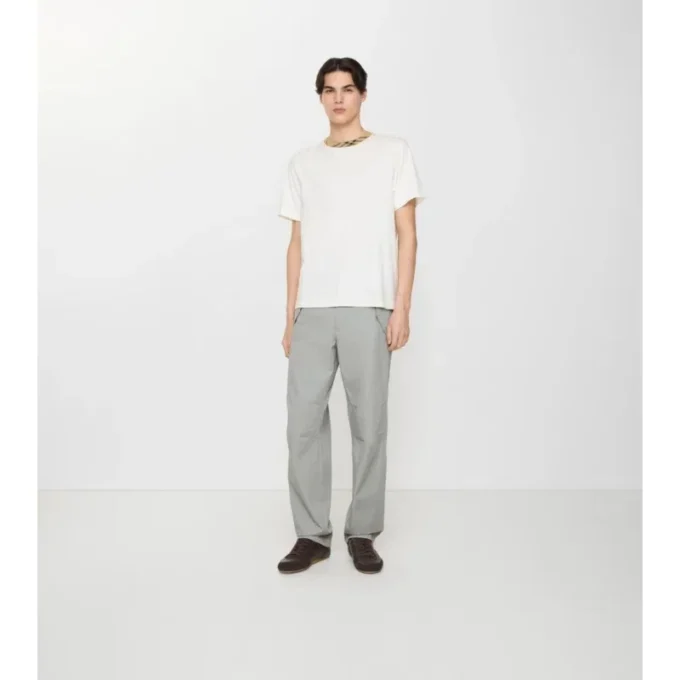 Pantalones cargo de sarga de algodón