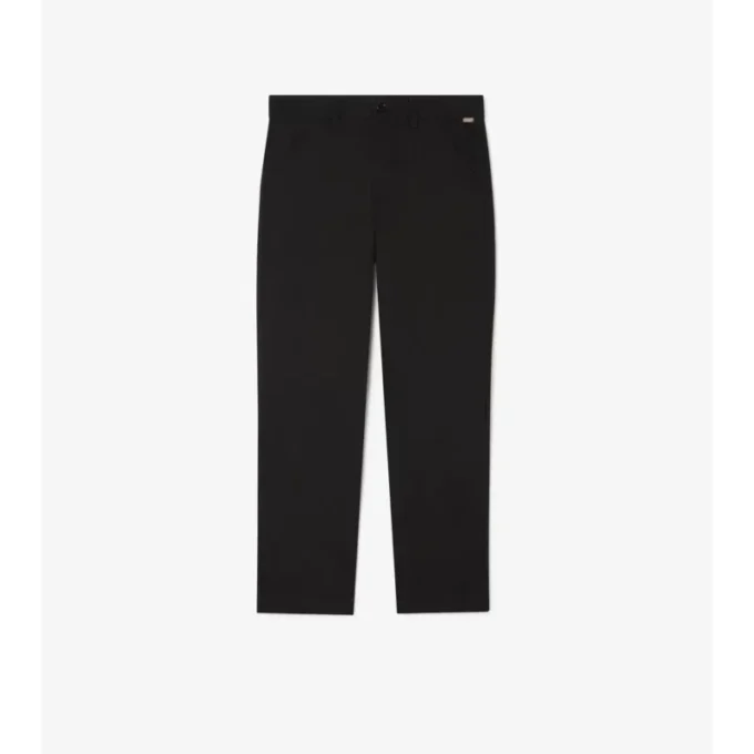 Pantalones chinos de sarga de algodón