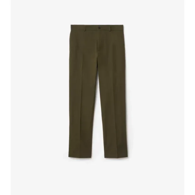 Pantalones chinos de sarga de algodón
