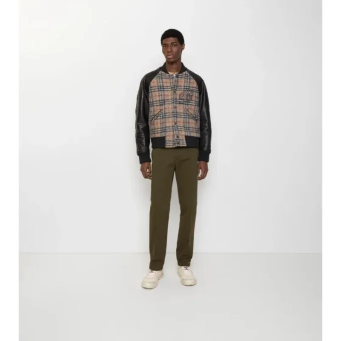 Pantalones chinos de sarga de algodón