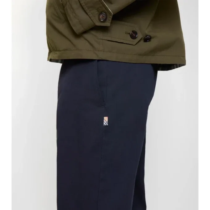 Pantalones chinos de sarga de algodón