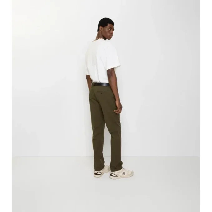 Pantalones chinos de sarga de algodón