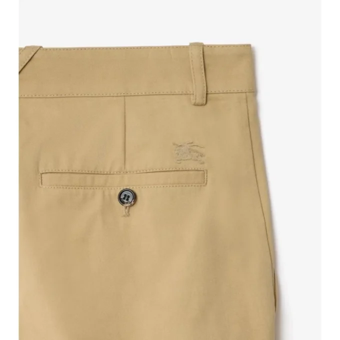Pantalones chinos de sarga de algodón