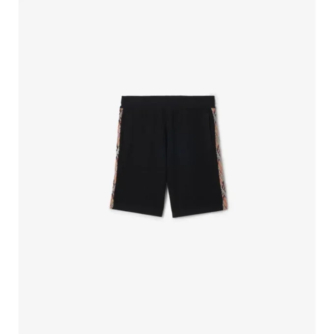 Pantalones cortos de algodón a cuadros