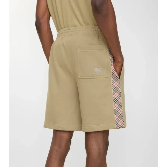 Pantalones cortos de algodón a cuadros