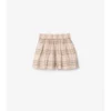 Pantalones cortos de algodón con estampado de cuadros