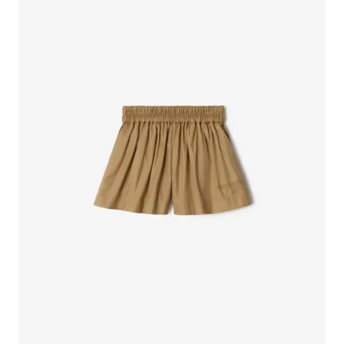 Pantalones cortos de algodón con estampado de cuadros