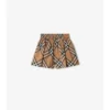 Pantalones cortos de algodón con estampado de cuadros