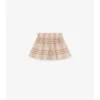 Pantalones cortos de algodón con estampado de cuadros