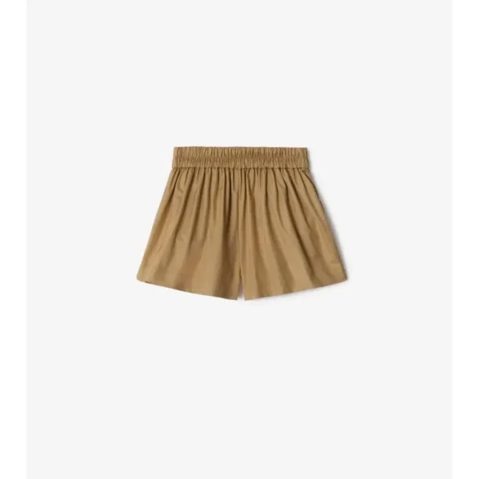 Pantalones cortos de algodón con estampado de cuadros