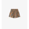 Pantalones cortos de algodón con estampado de cuadros