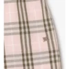 Pantalones cortos de algodón con estampado de cuadros