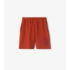 Pantalones cortos de algodón con logotipo gótico