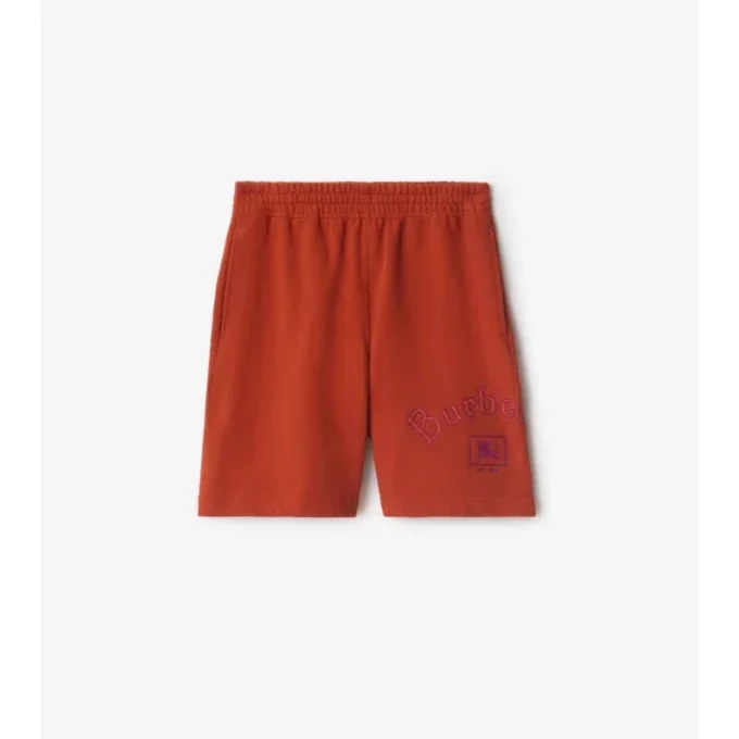 Pantalones cortos de algodón con logotipo gótico