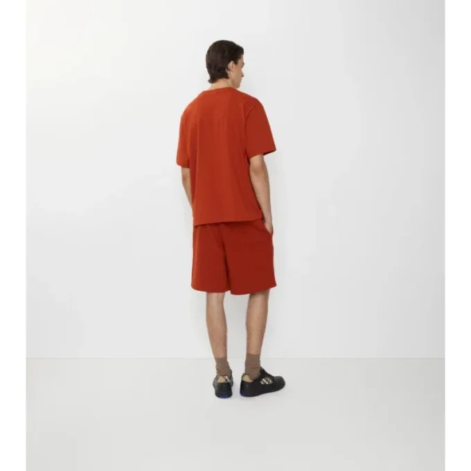 Pantalones cortos de algodón con logotipo gótico