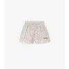 Pantalones cortos de algodón con margaritas