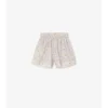 Pantalones cortos de algodón con margaritas