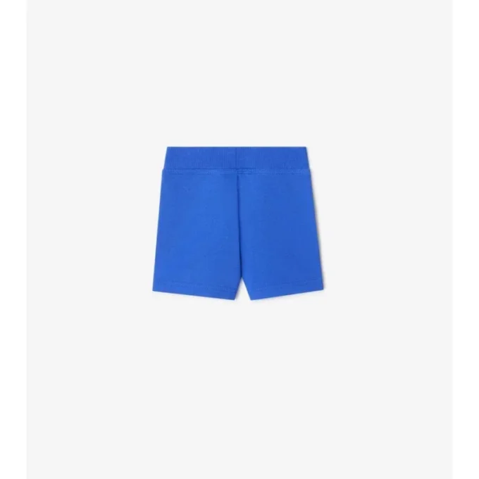 Pantalones cortos de algodón con ribete de cuadros