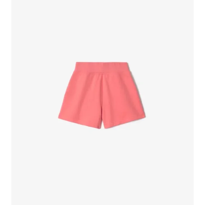 Pantalones cortos de algodón con ribete de cuadros