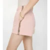 Pantalones cortos de algodón con ribete de cuadros