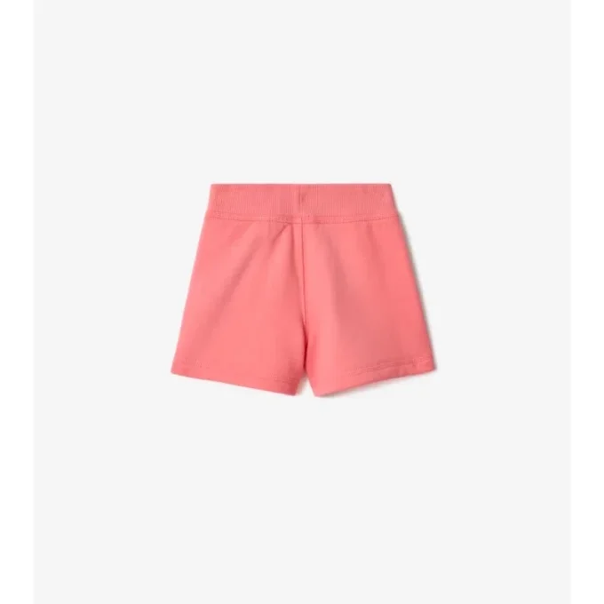 Pantalones cortos de algodón con ribete de cuadros