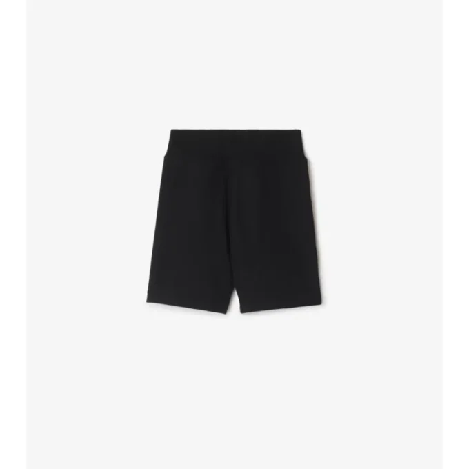 Pantalones cortos de algodón con ribete de cuadros