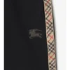 Pantalones cortos de algodón con ribete de cuadros