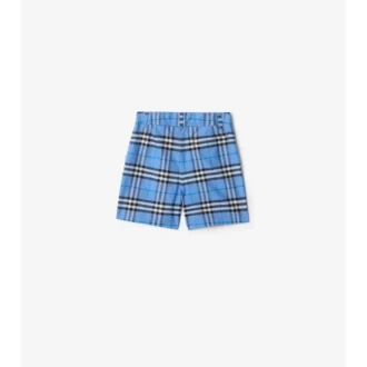 Pantalones cortos de algodón Oxford a cuadros
