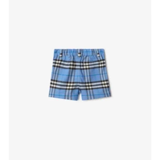 Pantalones cortos de algodón Oxford a cuadros
