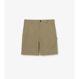 Pantalones cortos de sarga de algodón