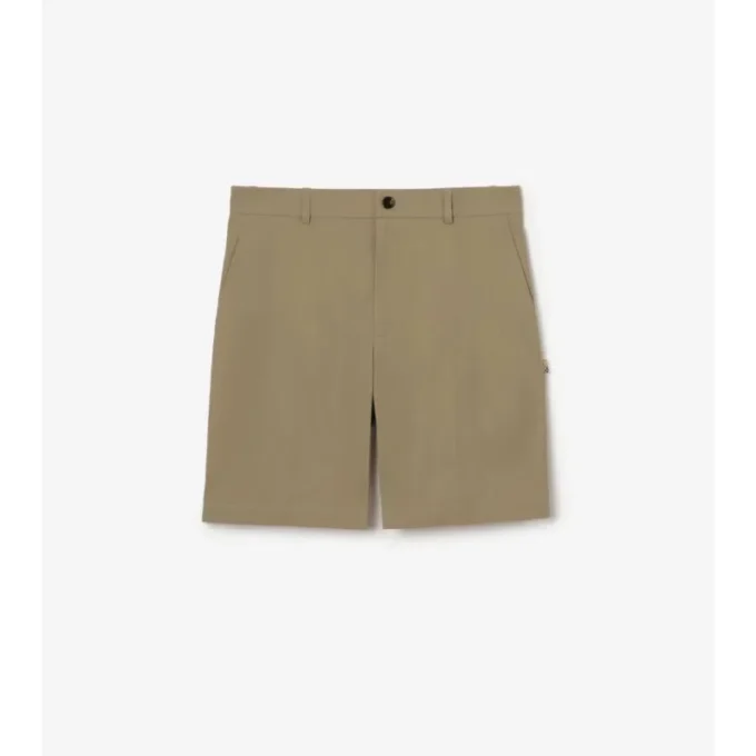 Pantalones cortos de sarga de algodón