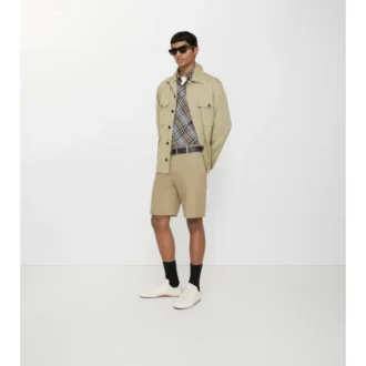 Pantalones cortos de sarga de algodón