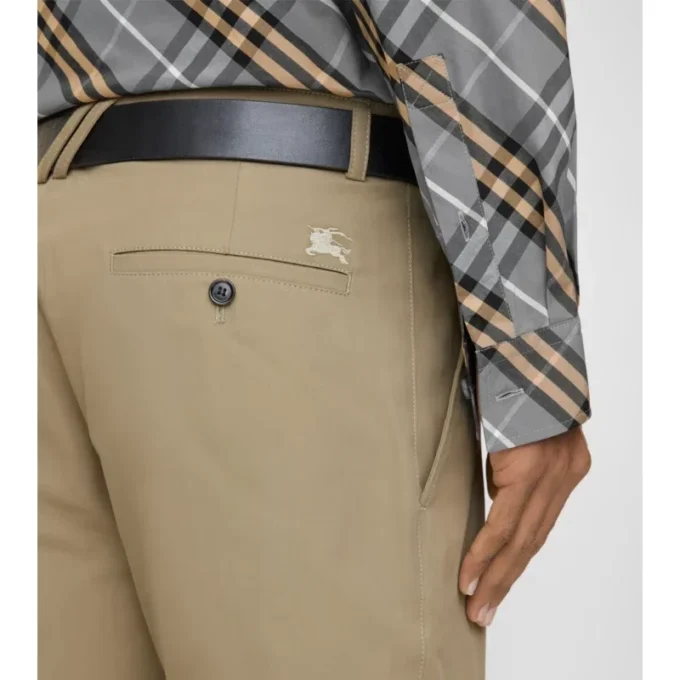 Pantalones cortos de sarga de algodón