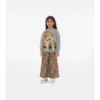 Pantalones de algodón con estampado de cuadros