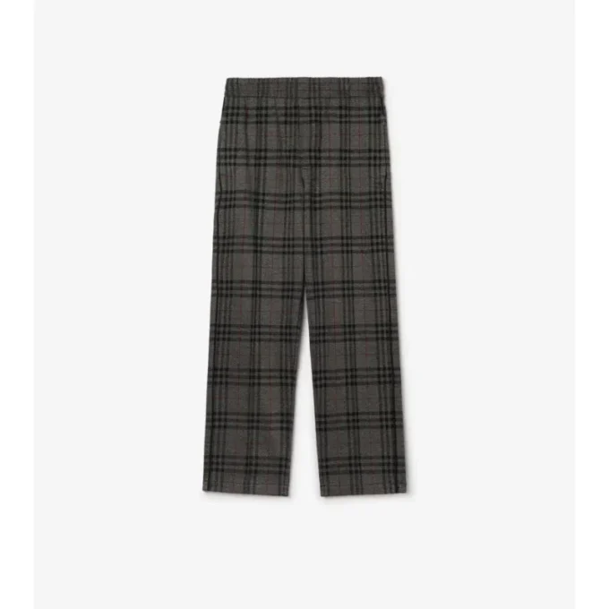 Pantalones de chándal con estampado de cuadros
