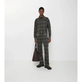 Pantalones de chándal con estampado de cuadros