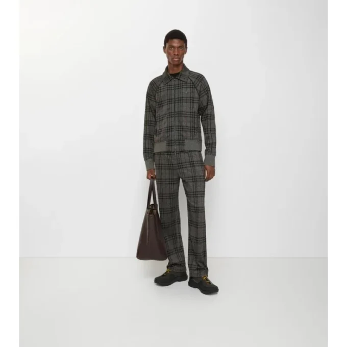 Pantalones de chándal con estampado de cuadros