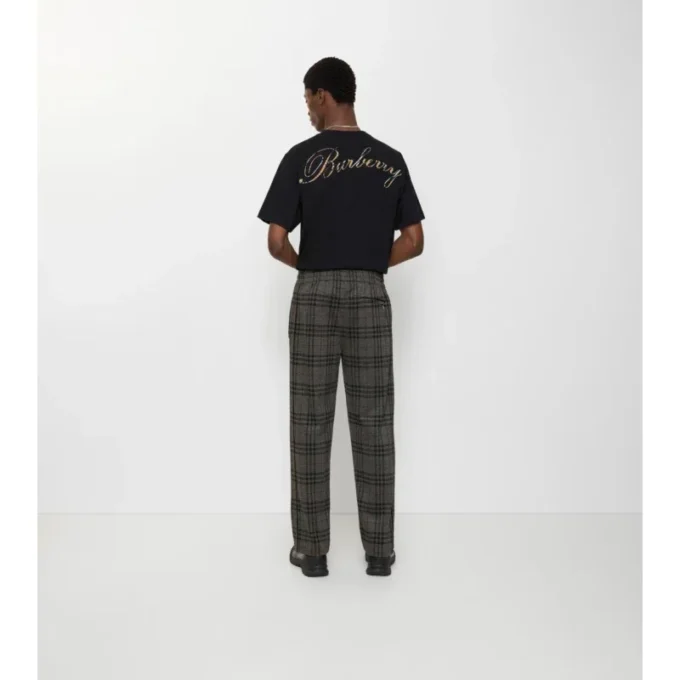 Pantalones de chándal con estampado de cuadros