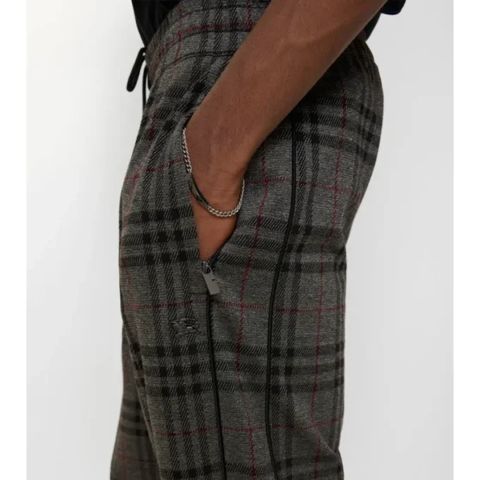 Pantalones de chándal con estampado de cuadros