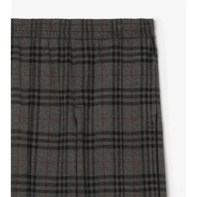 Pantalones de chándal con estampado de cuadros