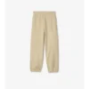 Pantalones de chándal de algodón Check Label
