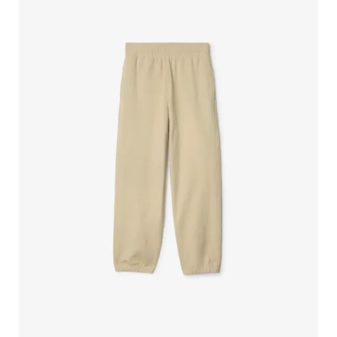 Pantalones de chándal de algodón Check Label