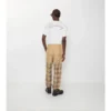 Pantalones de chándal de algodón con estampado de cuadros degradado