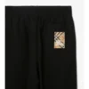 Pantalones de chándal de algodón con etiqueta de cuadros