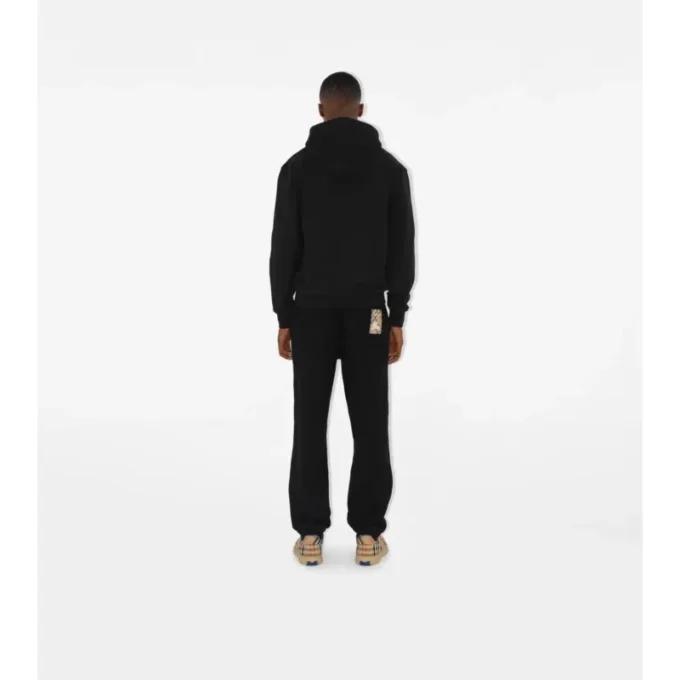 Pantalones de chándal de algodón con etiqueta de cuadros