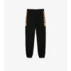 Pantalones de chándal de algodón con paneles de cuadros