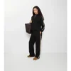 Pantalones de chándal de algodón con ribetes de cuadros